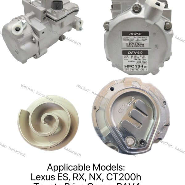 DENSO ES34 ES27C Electric AC Compressor parts Scroll for Porsche Cayenne,Panamera,Hybrid Audi Q5/A8/A6/S6,Lexus LS500-600h,Volkswagen
